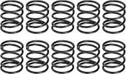 uxcell 30Pcs Compression Spring, 13mm OD, 1.2mm Wire Size, 15mm Free Length, Spring Steel Construction Extended Mechanical Compression Springs for Shop and Home Repairs, Black