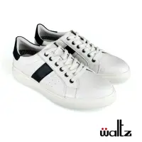 在飛比找momo購物網優惠-【Waltz】真皮 休閒鞋 小白鞋(514081-01 華爾