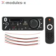 2*80W Amplifier Bluetooth 5.0 MP3 Player Decoder Board 12V Car FM Speaker Module