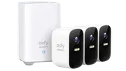 eufy Security eufyCam 2C Pro 2K 3-Pack Camera Kit with HomeBase 2