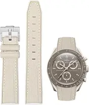 [AIYIRUO] Watch Straps Compatible with Omega x Swatch Strap MoonSwatch, Replacement Strap 20 mm Rubber Omega X Swatch Moonswatch Speedmaster Replacement Strap, Bracelet for Men and Women