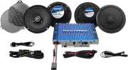Hogtunes Speaker and Amplifier Kit QC ULTRA 4-RM