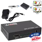 1 In 4 Foxtel DVD V1.4 3D HD 1080p Splitter Amplifier Duplicator HDMI