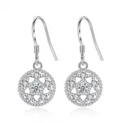 3PCS Ladies Fashion Copper Earrings Retro Cute Round Pop Jewelry Earrings