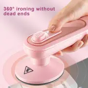Electric Iron Mini Labor-saving Small Travel Clothes Steamer Pink Color