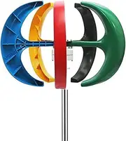 8000W Vertical Wind Turbine Permanent Magnet Generator Three Phase, 12V-220V Small Vertical Wind Turbine Mini Windmills, with Controller,48v