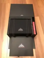 Omega Watch Storage Case Box Black Color for Speedmaster Professional