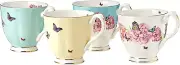 Royal Albert Miranda Kerr Vintage Mug 4 Piece Set, 300 Ml Capacity