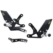 LIGHTECH Floorboards Rear Set Adjustable Fixed Triumph Speedtriple Rs 1200