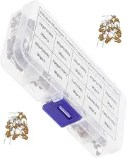 HEALSOPTHY Kit 600pcs Ceramic Capacitors Assortment Including High Temp Monolithic Caps