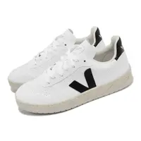 在飛比找momo購物網優惠-【VEJA】V-10 休閒鞋 法國小白鞋 白 黑 經典款 艾