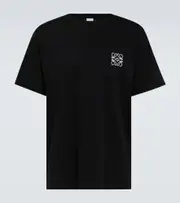 [Loewe] Loewe Anagram cotton jersey T-shirt AU 93 black