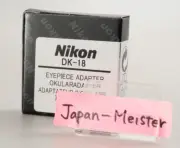 New Nikon DK-18 Eyepiece Adapter for Df D850 D810 D800 D500 D6 D5 D4 F100 F90 F6