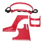 Beard Shaping Tool Kit Beard Styling Cutting Hairline Grooming Red Plastic B NEY