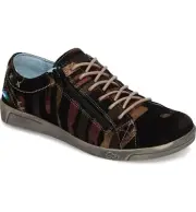 Cloud Footwear Women's Aika Fashion Sneaker 38 M EU, Black Fantasy
