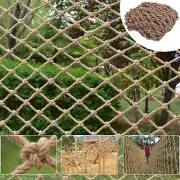 Safety Hemp Rope Net Kids Climbing Safety Net Tree House Climbing Children Sa...