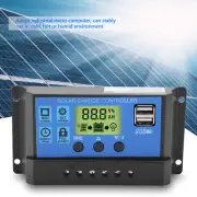 PWM 12V 24V Double USB Solar Panel Controller Regulator LCD Display 20A
