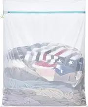 OTraki Laundry Washing Bag Delicates 28 x 35 inch Large Mesh Washing Machine Bags Net Bags for Laundry Sack Lingerie Traveling in Home Dorm Hotel Camp White