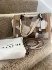 NWT Coach Dreamer 21 With Signature Patchwork Beechwood Satchel Crossbody Bag