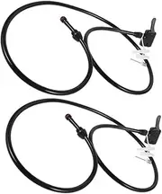 Generic 2 Pcs Cold Resistant Bike Pump Hose High Pressure Tire Inflator Extension Tube for and Valves Cycling Accessory for Easy Inflation Low Temperatures