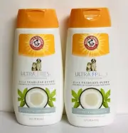 2 Bottles Ultra Fresh 2-in-1 Tearless Puppy Shampoo & Conditioner for Dogs