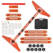 Stair Treads Gauge Template Tool,Stair Measuring Ruler Set,Shelf Layout Tool ...