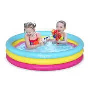 58'' x 13'' Inflatable Kiddie Pool for Kids, Large Dog Pool, Family Backyard ...
