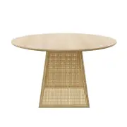 Casey 120cm Round Rattan Dining Table