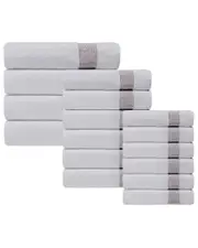 DePera Home Pera Set Of 16 Turkish Towels