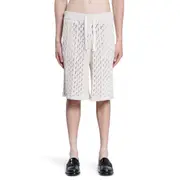 [LANEUS] LANEUS MAN WHITE SHORTS & SKIRTS White