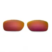 Walleva Fire Red Polarized Replacement Lenses For Oakley TwoFace (OO9189 Series)