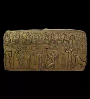 A wonderful mural of one of the scenes of the Court of the Book of the Dead