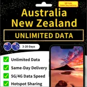 [ eSIM ] Australia New Zealand eSIM Unlimited / 3-20 Days 5G ✨Same-Day Delivery