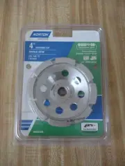 New NORTON #50503-038 4 inch Diamond Cup Single Row