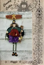 Vintage Tole Pattern Packet: Haggie 20" Country Witch by Gary A. Miller