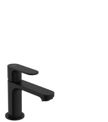 Hansgrohe single-lever basin mixer Rebris S 72513670 Matt Black