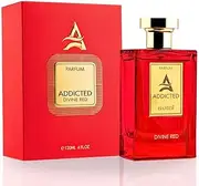 Hamidi ADDICTED DIVINE RED Perfumes for Women & Men, Long Lasting perfume 120ML (4 OZ) Unisex Perfume, A Refreshing Eau de parfum, Elevate Your Senses With This Exquisite Fragrance