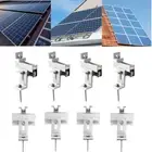 30mm/35mm Solar Panel Mounting Bracket Fixing PV End/Middle Clamp Aluminum Rail