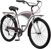 Kulana Lakona Tide Adult Beach Cruiser Bike, 26-Inch Wheels, 7-Speed, Silver (R7312AZ)