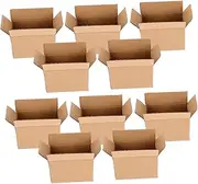 LIFKOME Reusable Small Shipping Storage Boxes Corrugated Cardboard Mailer Boxes for Packing Moving