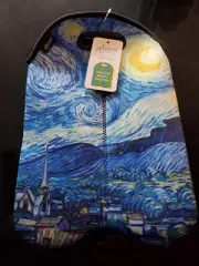 Wine Carrier RainCaper Van Gogh Double Wine Tote Van Gogh/Starry Night NWT