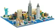 NANOBLOCK NEW YORK DELUXE Over 1400 pieces Building Blocks Nanoblocks NB-033