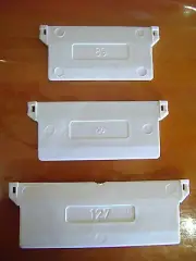 VERTICAL BLIND BOTTOM WEIGHTS 89, 100, 127mm SLATS x 50 DIY PARTS