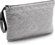 Bugaboo Changing Clutch Including Removable Changing Mat, Waterproof Easily Cleanable Travel Changing Pad for On-The-go Nappy Changing in Light Grey Mélange