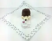 Parent's Choice Hedge Hog Baby Security Blanket Plush Animal Soft Blanket