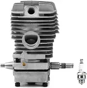 Bore 49mm Cylinder Piston Crankshaft Engine Kit Compatible with STI. MS390 Chainsaw Part