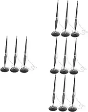 Tofficu 4sets Quality Writing Pen Ballpoint Pen Fidget Calligraphy Vertical Table Business Accessory 3pcs*4