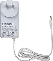 Clearhill 24V 2.5A 60W Power Supply Adapter,Wall-Mounted Transformer Charger Plug,Featuring DC 5.5x2.1mm Male Connectors,1.2m Cable,for LED Strip Lights,Routers,TV Cameras,etc.(White)