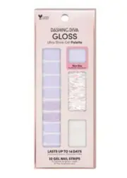 Dashing Diva Gloss Ultra Shine Gel Palette Nail Strips - Gleam Queen