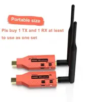 1TX*1RX HD Wireless 100m Extender Video Transmitter Receiver Display PC TV Share